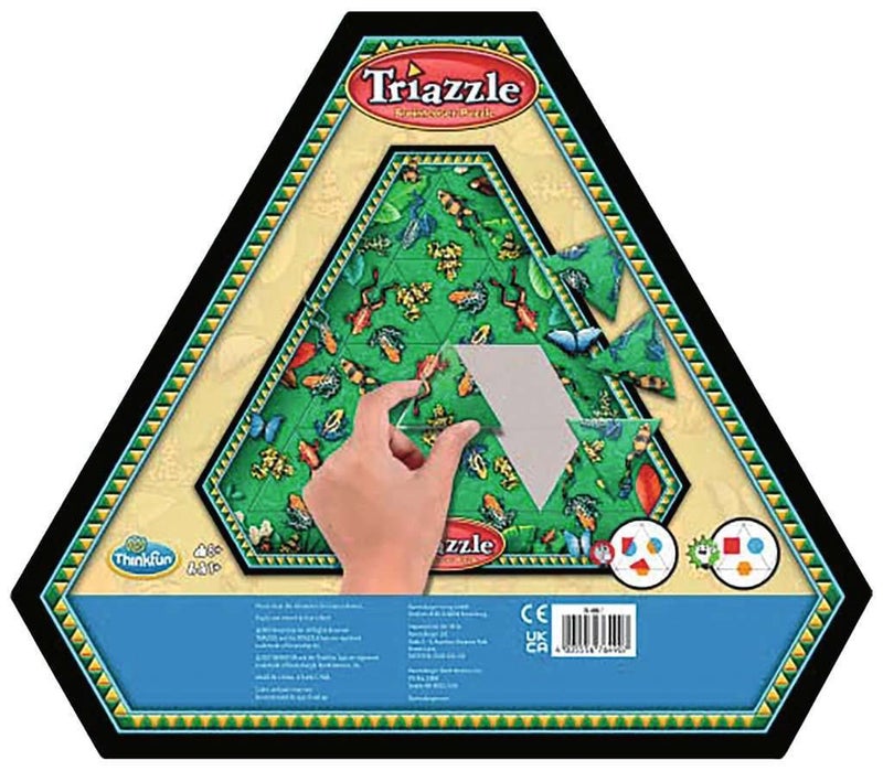 ثينك فان Think Fun Triazzle - أحجية ذهنية لمطابقة الصور | يشرك التفكير الاستراتيجي والذاكرة | مثالي للأطفال من سن 8 سنوات فما فوق | لعبة حائزة على جوائز - Image 2